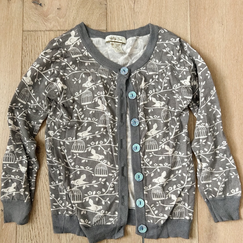 Matilda Jane bird print cardigan